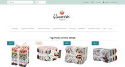 Desktop Screenshot of bloomeriefabrics.com